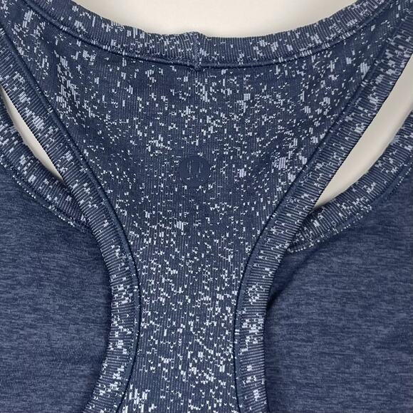 Lululemon Ebb to Street Cropped Tank Distorted Noise Mineral Blue Pastel Blue 12 - Picture 3 of 4